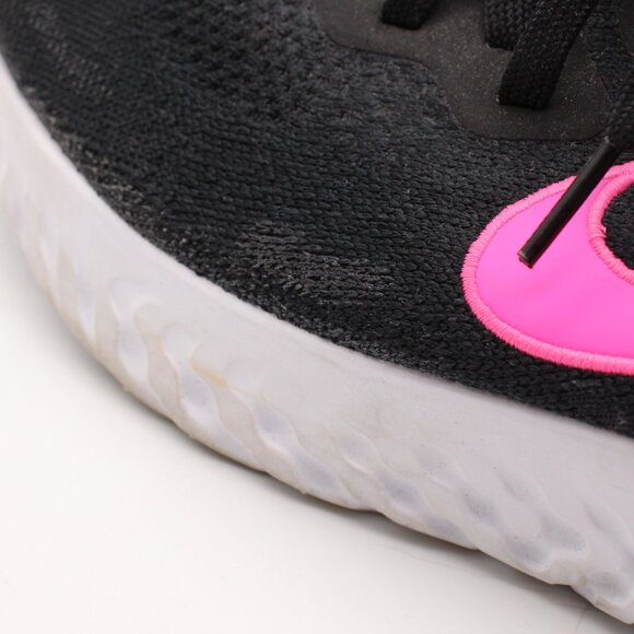Nike Epic React Flyknit 2 Black Pink Swoosh Men's US 15 Running BQ8928- 013 - Picture 10 of 10